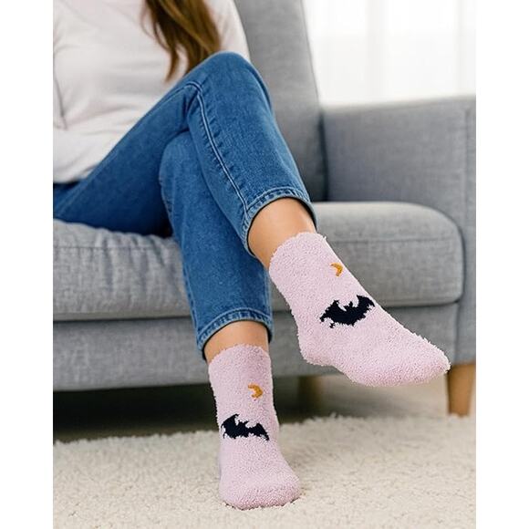 Fuzzy Slipper Socks Women's Non Slip Grips Cozy Warm Soft Fluffy Winter - Picture 4 of 6